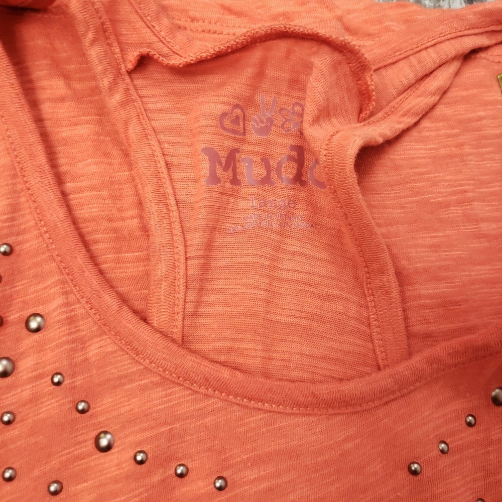 ⭐Mudd Orange Burnout Racerback Tank - Picture 7 of 8